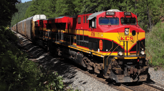 Kansas City Southern reported that it has lost 4 percentage points in its revenue so far in 2020 due to the blockage of the train track in Caltzontzin, Uruapan, Mexico. bloqueo de la vía del tren en Caltzontzin, Uruapan, México.