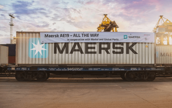 Maersk announced on Thursday an increase of up to two departures per week on its AE19 service.