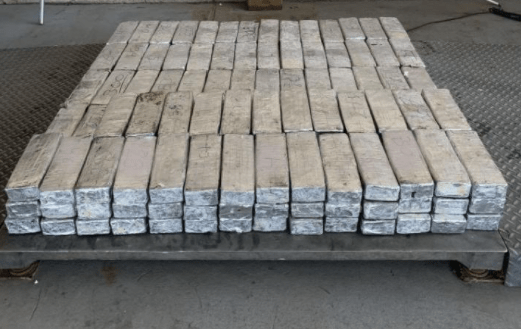 Customs and Border Protection, Customs Operations (OFO) intercepted alleged $ 11,618,000 worth of methamphetamine hidden in a commercial trailer arriving from Mexico over the weekend at the Pharr International Bridge cargo facility.