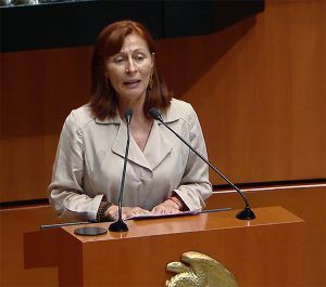 Tatiana Clouthier, Deputy Coordinator of Morena in the Chamber of Deputies, was proposed by President Andrés Manuel López Obrador to occupy the post of the Ministry of Economy.