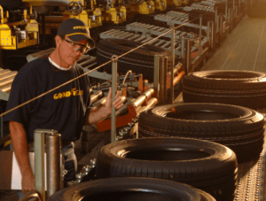 The Goodyear Tire & Rubber Company reported that the capacity utilization rate of its factories decreased globally.