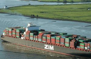 A ZIM Integrated Shipping Services vessel.