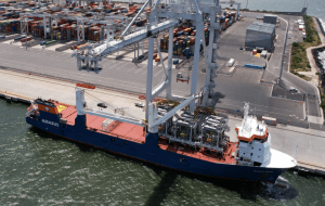 La Terminal Internacional de Contenedores de Victoria (VICT) encargó seis nuevas grúas apiladoras automáticas (ASC) de Kalmar. The Victoria International Container Terminal (VICT) has ordered six new Kalmar Automatic Stacking Cranes (ASCs).