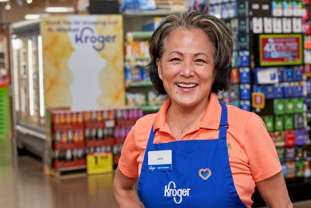 The Kroger Co. opera 2,719 tiendas. The Kroger Co. operates 2,719 stores. The Kroger Co. exploite 2 719 magasins. A Kroger Co. opera 2.719 lojas.