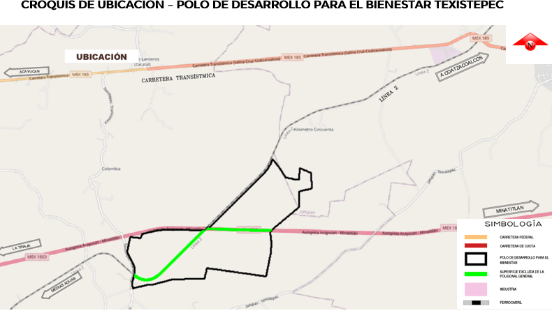 Polo de Desarrollo para el Bienestar Texistepec. Texistepec Development Pole for Wellbeing. Pôle de Développement pour le Bien-être Texistepec. Pólo de Desenvolvimento para o Bem-Estar Texistepec.