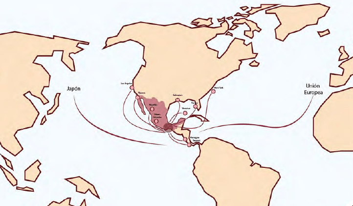 CIIT: México abrirá una nueva ruta comercial entre Asia y la costa este de Estados Unidos. CIIT: Mexico will open a new trade route between Asia and the east coast of the United States. CIIT : Le Mexique va ouvrir une nouvelle route commerciale entre l'Asie et la côte est des États-Unis. CIIT: O México abrirá uma nova rota comercial entre a Ásia e a costa leste dos Estados Unidos.