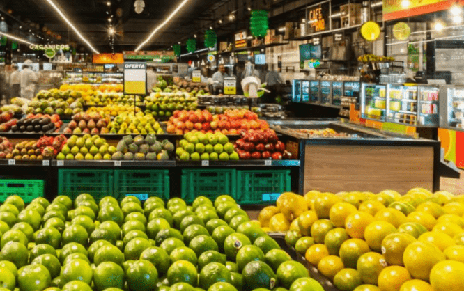 Industria brasileña de alimentos y supermercados. Brazilian food industry and supermarkets. Industrie alimentaire brésilienne et supermarchés. Indústria alimentícia brasileira e supermercados.