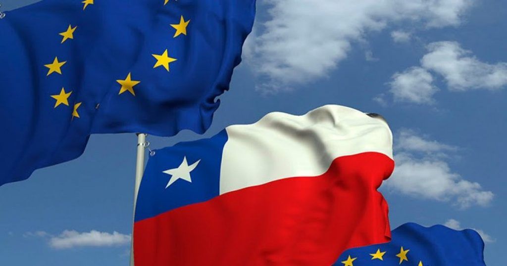 O comércio entre a União Europeia e o Chile registou um aumento de 150%